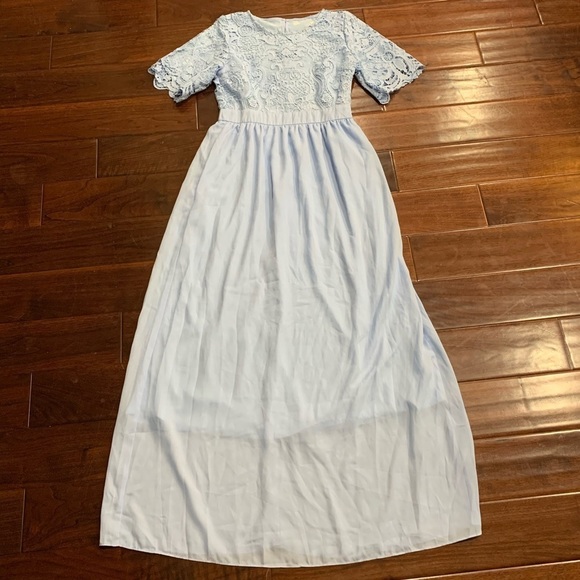 PinkBlush crochet lace maxi dress maternity nwot - Picture 4 of 5